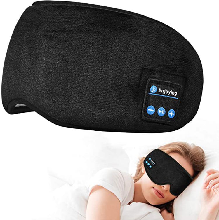 Masque de sommeil Bluetooth musical SerenLab - ecouteurs plats integres
