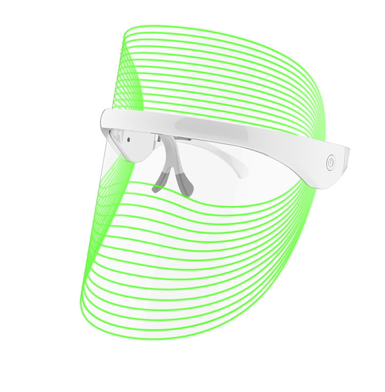 Masque LED vue de profil